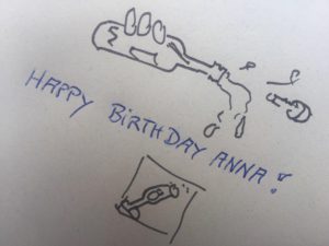 Geburtstagsgrüße an Anna Zimmermann
